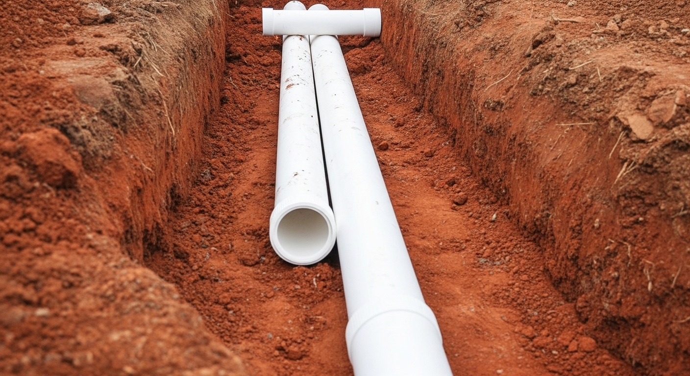 Sewer line replacement project in Charlotte NC
